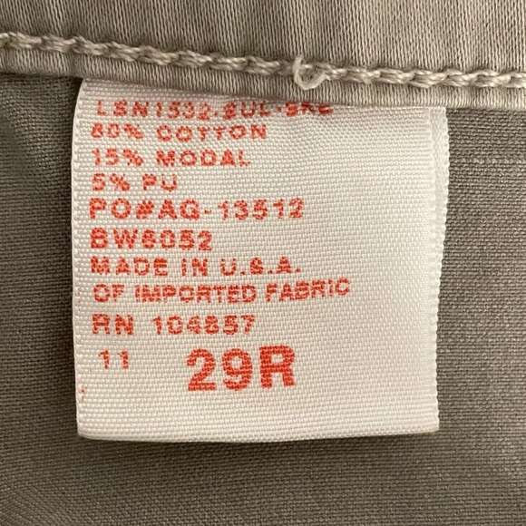 AG Adriano‎ Goldschmied Khaki Jegging Super Skinny Fit Size 27R - Picture 7 of 7